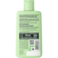 Garnier Fructis Hair Filler Strength Repair Shampoo with Vitamin Cg, Sulfate Free Shampoo for Weak, Damaged Hair, 10.1 Fl Oz, 1 Count