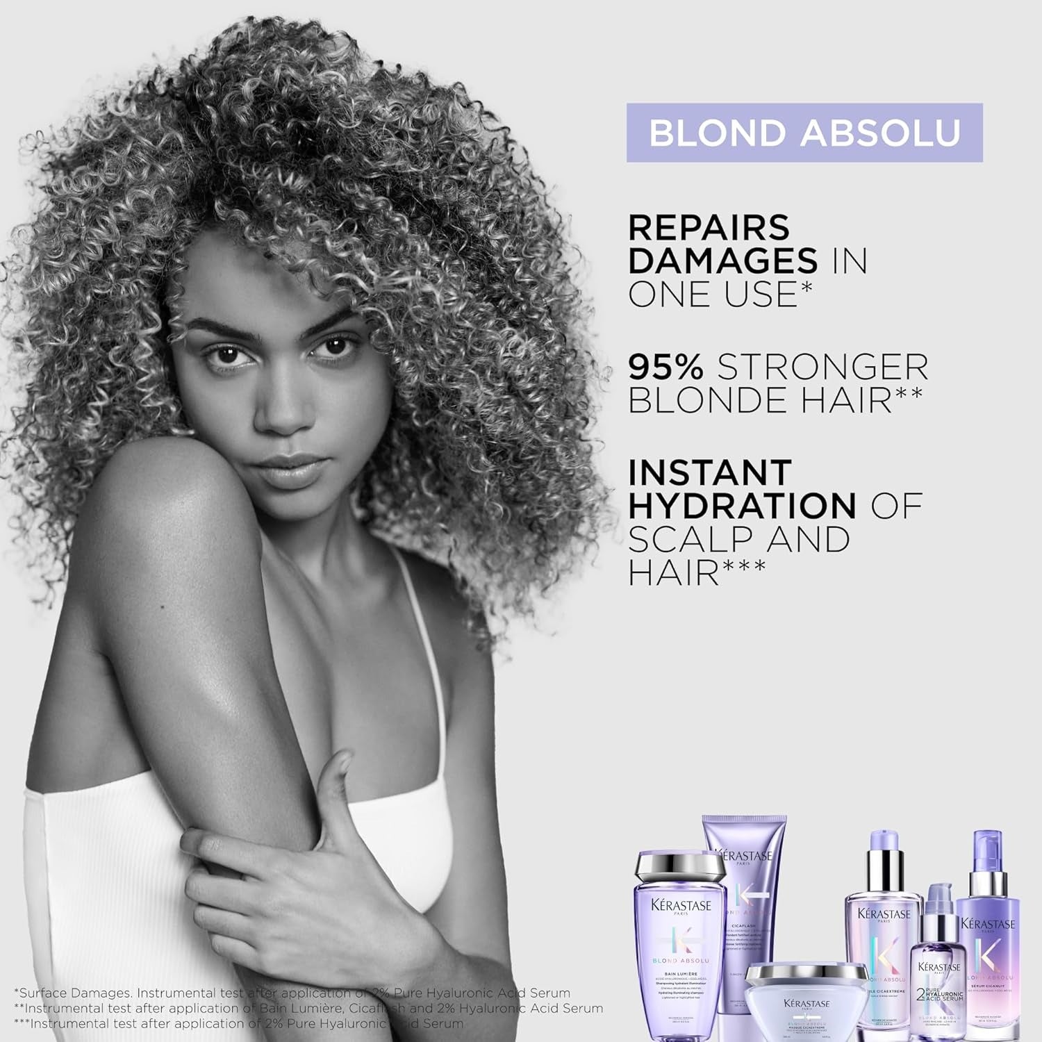 Kerastase Blond Absolu Hyaluronic Acid Hair Serum For Bleached & Highlighted Blonde Hair