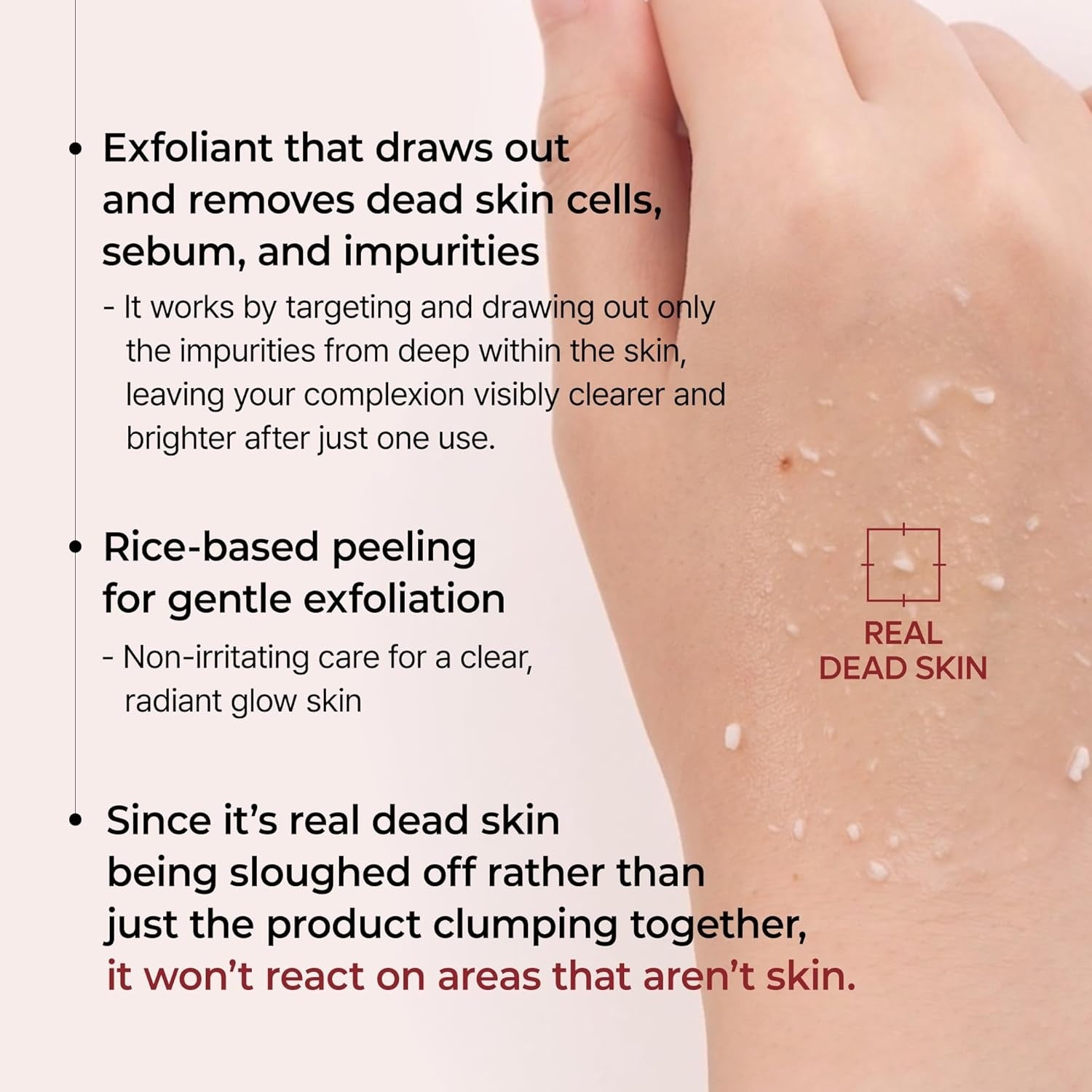 Dr.Melaxin Peel Shot Glow White and Black Rice Ampoule Duo, Soft Exfoliating Face and Body Scrub Dead Skin Cells