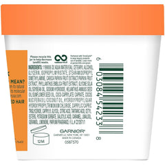 Garnier Fructis Damage Repairing Treat 1 Minute Hair Mask with Papaya Extract for Shine and Scalp Health