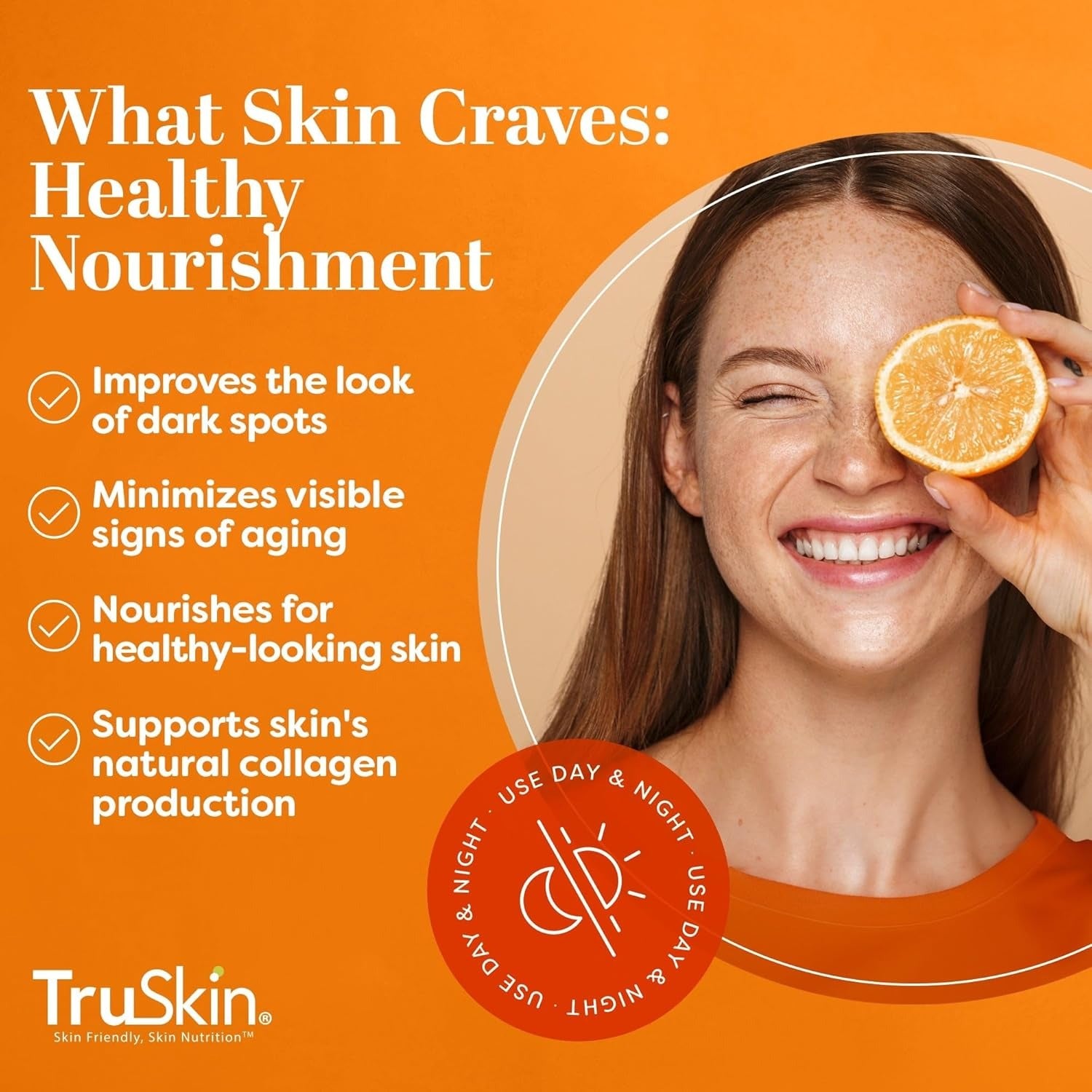 TruSkin Vitamin C Serum For Face – Anti Aging Face Serum with Vitamin C, Hyaluro Bnic Acid, Vitamin E