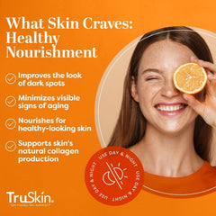 TruSkin Vitamin C Serum For Face – Anti Aging Face Serum with Vitamin C, Hyaluro Bnic Acid, Vitamin E