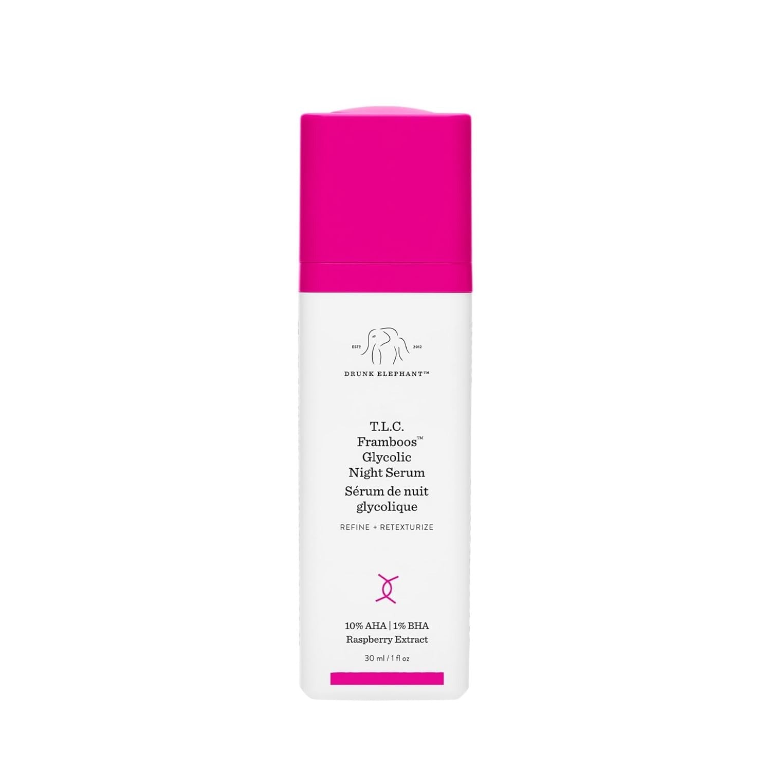 Drunk Elephant T.L.C. Framboos Glycolic Serum - Exfoliating AHA Serum