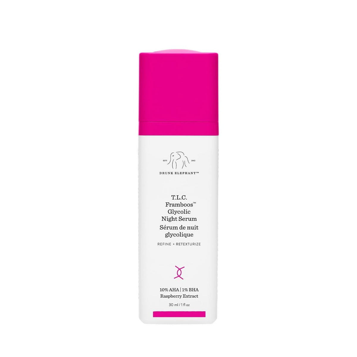 Drunk Elephant T.L.C. Framboos Glycolic Serum - Exfoliating AHA Serum