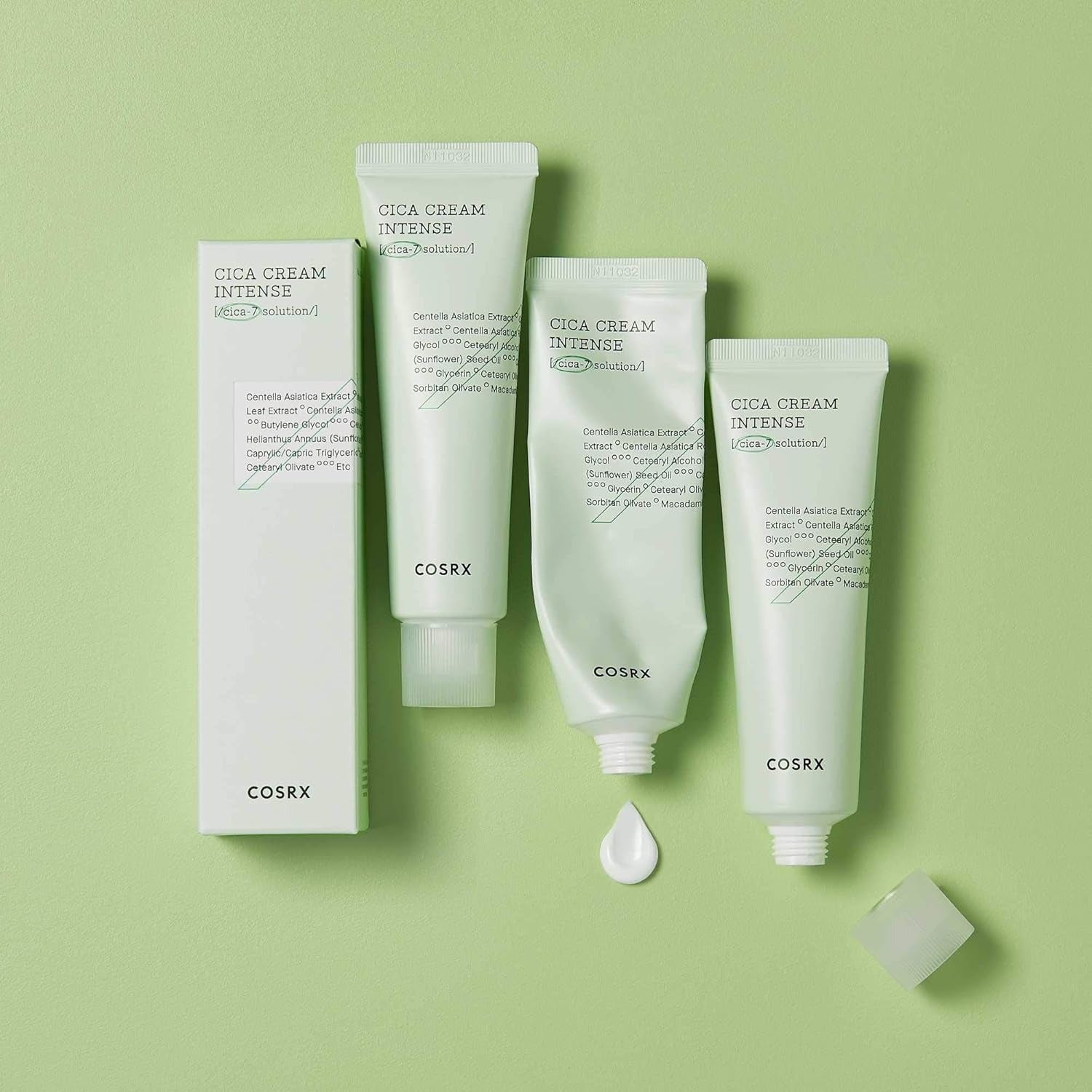 COSRX Pure Fit Cica Intensive Cream 1.7 oz/ 50 mL | For Dry Sensitive Skin, Centella Asiatica Face Moisturizer Recommended for Acne-Prone Skin, Reduce Redness, Not Tested on Animals, Korean Skin Care