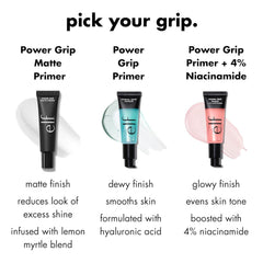e.l.f. Power Grip Primer, Gel-Based & Hydrating Face Primer For Smoothing Skin & Gripping Makeup