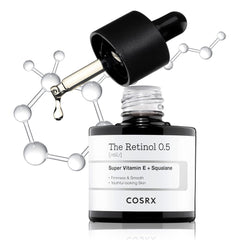 COSRX Retinol 0.5 Oil, Anti-aging Serum with 0.5% Retinoid Treatment for Face, Reduce Wrinkles, Fine Lines, Gentle Skincare for Day & Night, Not Tested on Animals, Korean Skin Care, Stocking Stuffers Visit the COSRX Store