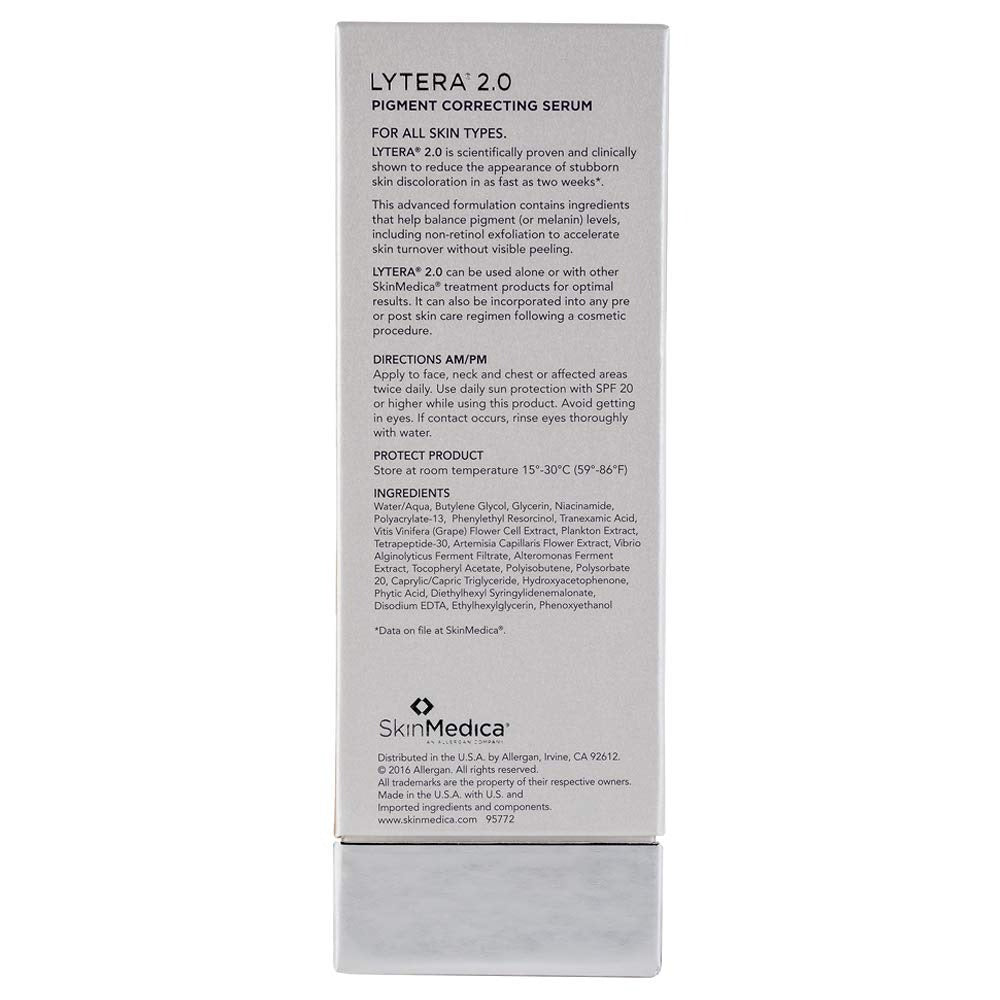 SkinMedica 2.0 Lytera Pigment Correcting Serum, 2 Fl Oz