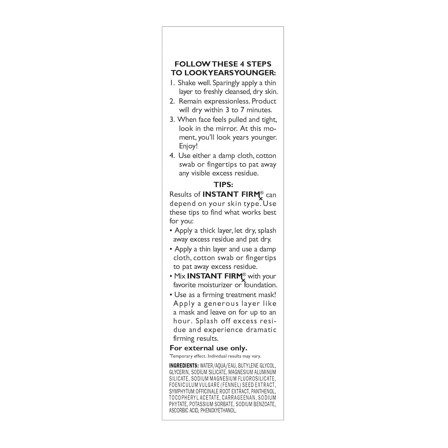 Peter Thomas Roth |Instant FIRMx Temporary Face Tightener