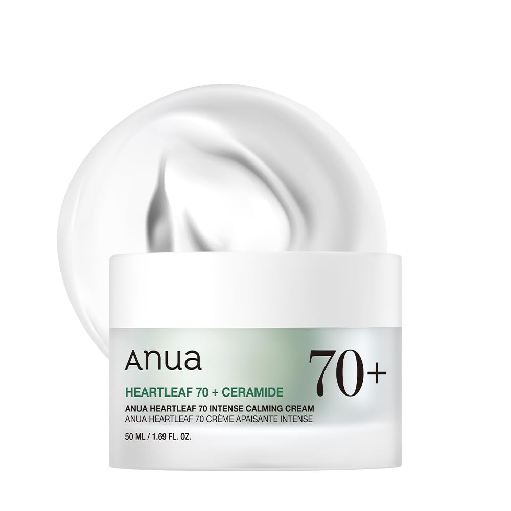 ANUA Heartleaf 70 Intense Calming Cream with Ceramide, Panthenol, Heartleaf extract