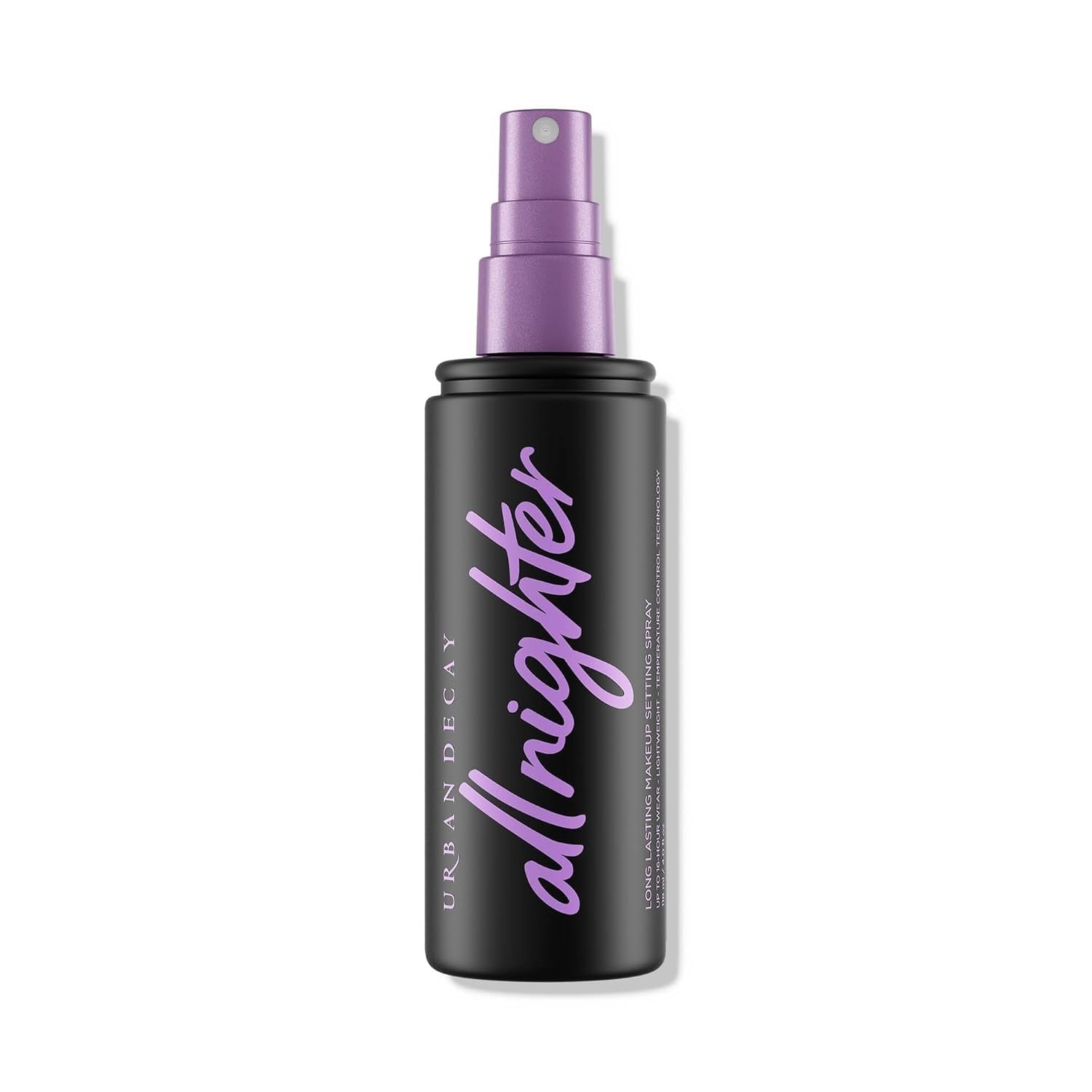 Urban Decay All Nighter Waterproof Makeup Setting Spray - Natural Finish, Smudge-Proof, Transfer-Resistant, Up to 16HR Wear, Cool Skin Temperature, Fine Mist, Controls Shine, For All Skin Types