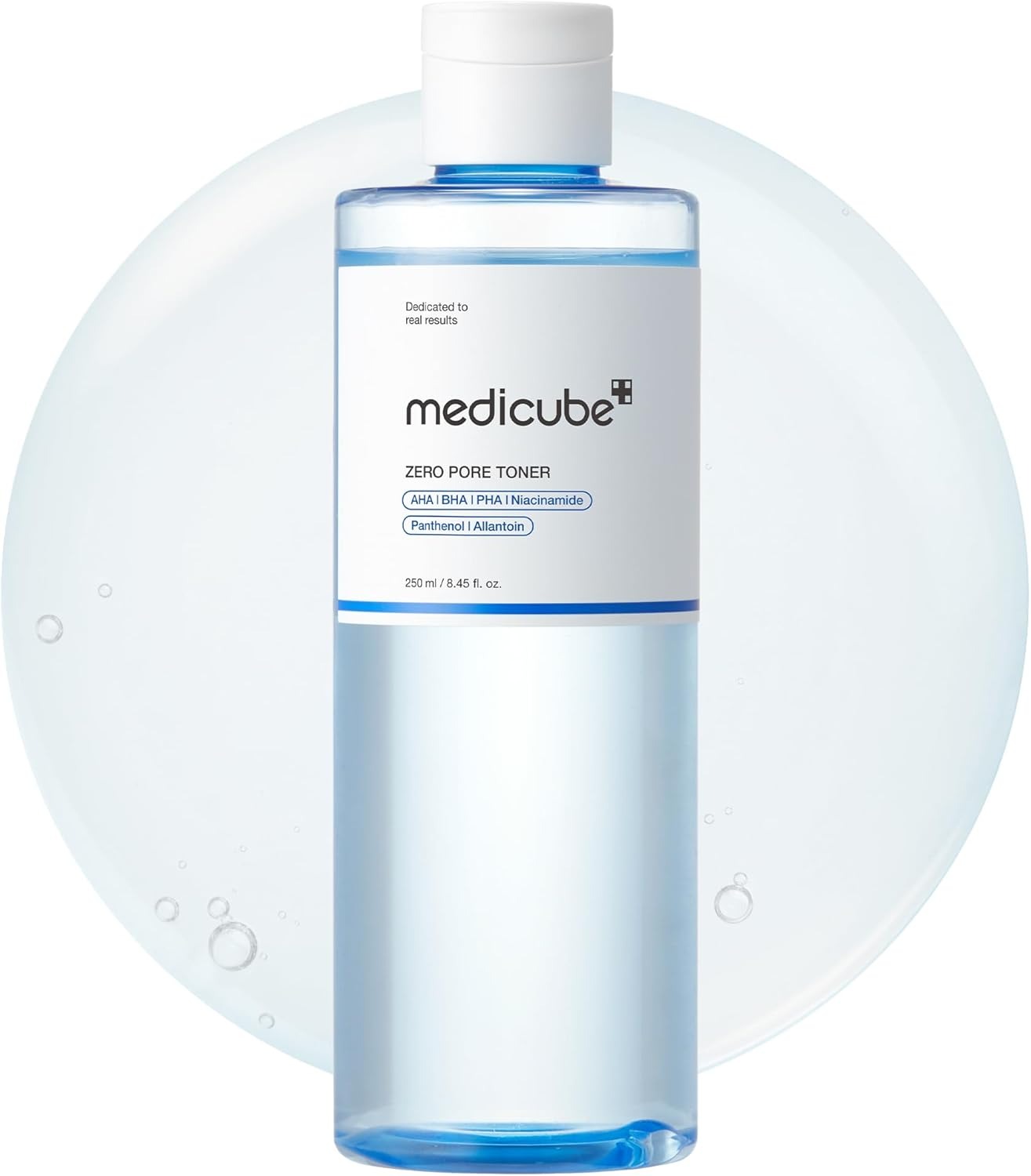 medicube Zero Pore Toner I Exfoliating & Hydrating Blue Bottle