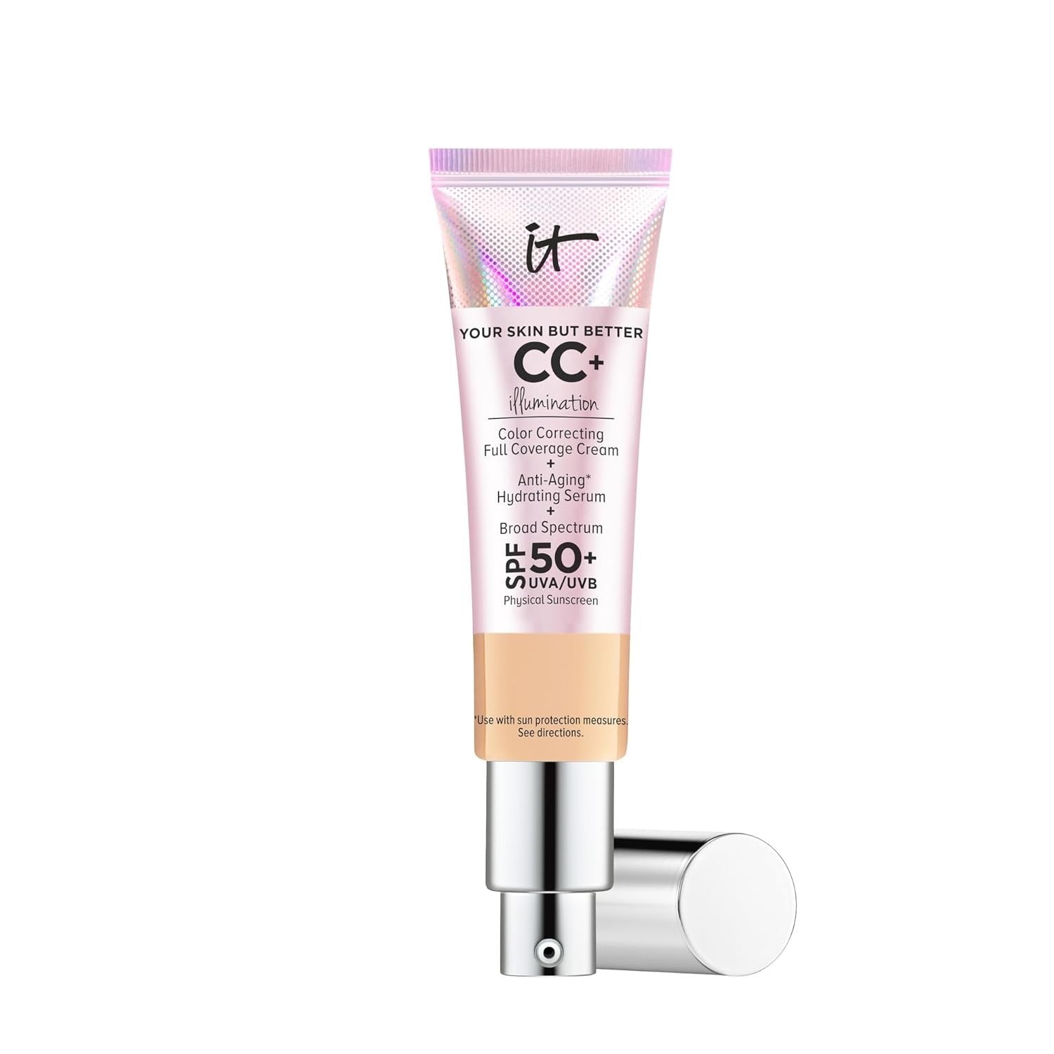 IT Cosmetics CC+ Cream Illumination - Radiant Full Coverage Foundation With Sector