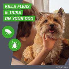 FRONTLINE Plus Flea and Tick Treatment for Small Dogs Upto 5 to 22 lbs. 3 Treatments