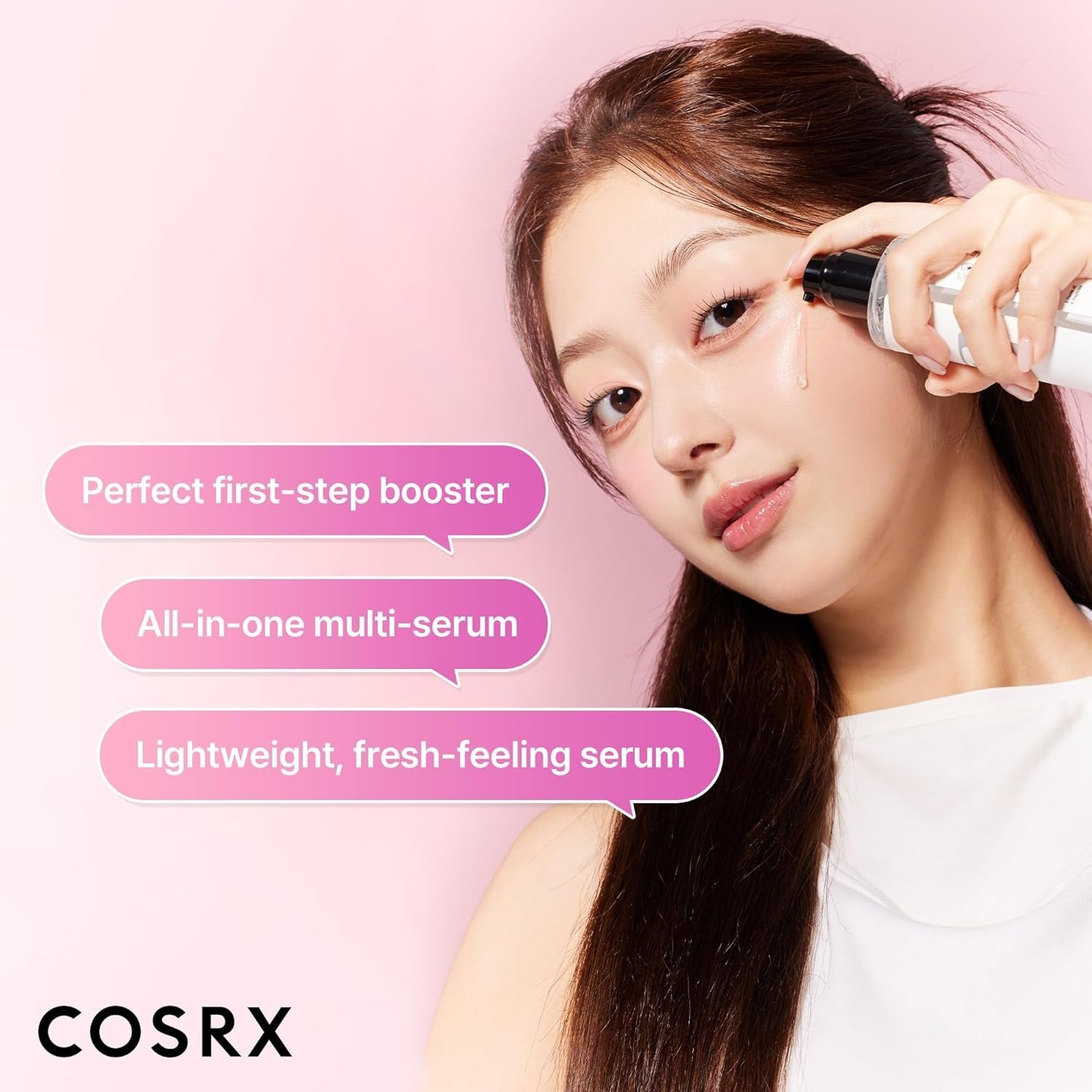 COSRX 6X Peptide Collagen Booster Toner Serum with Copper Peptides, Niacinamide & Hyaluronic Acid Skin Renewal Boosting Facial Essences, Korean Skin Care