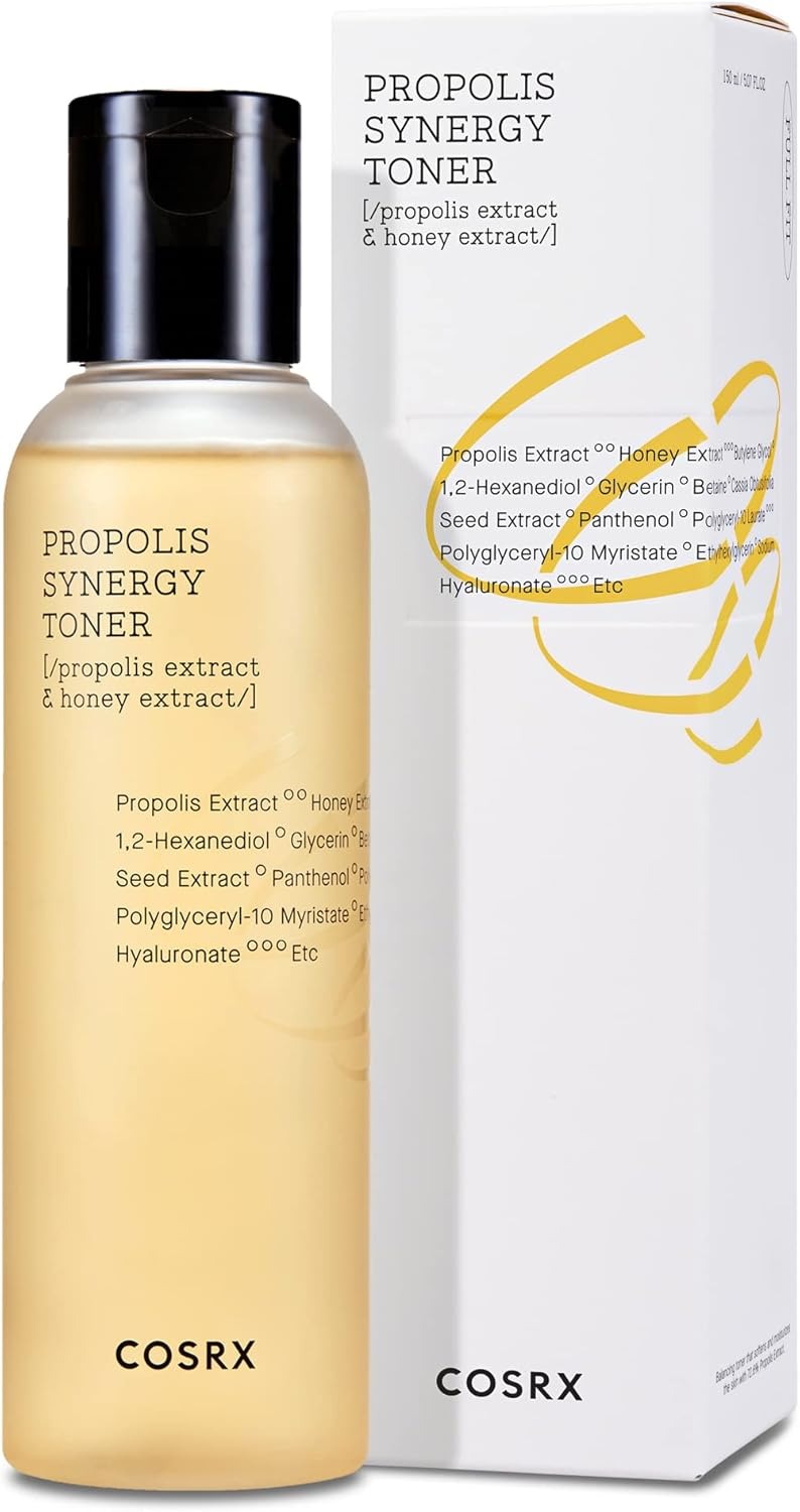 Instant Moisture Boosting Toner, Propolis 72.6% Honey 10.7% Panthenol, Korean Skin Care