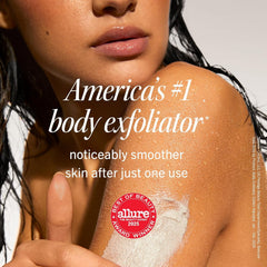 First Aid Beauty KP Bump Eraser Body Scrub with 10% AHA, Keratosis Pilaris Skin Exfoliator with Glycolic and Lactic acids