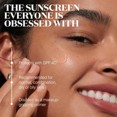 Supergoop! Unseen Clear Face Sunscreen - SPF 40 - Invisible + Broad Spectrum + Makeup-Gripping Primer