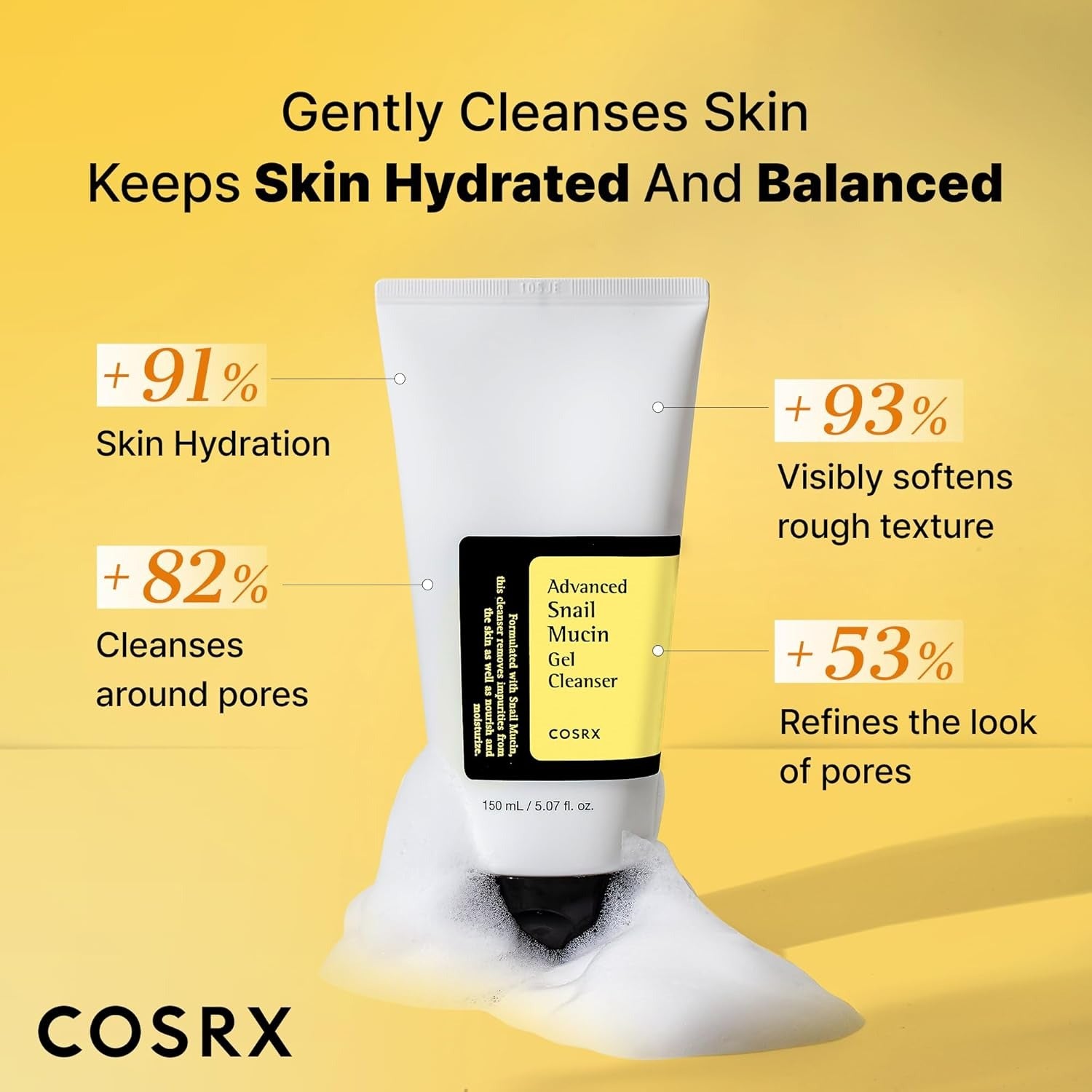 COSRX Advanced Snail Mucin Gel Cleanse