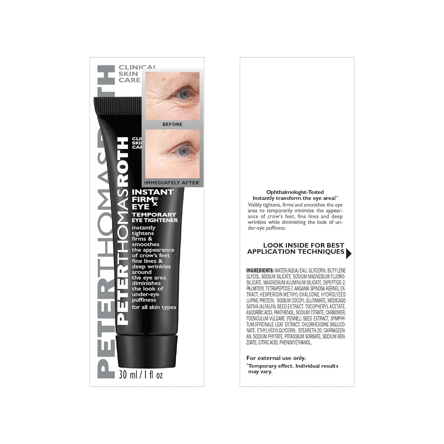 Peter Thomas Roth | Instant FIRMx® Temporary Eye Tightener | Firm and Smooth the Look of Fine Lines